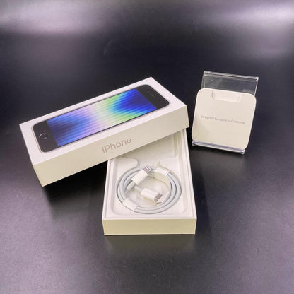 【全額返金保証】【最速発送】Apple iPhone iPhone SE（第3世代） 128GB スターライト SIMフリー 白ロム 美品 動作確認済 87%