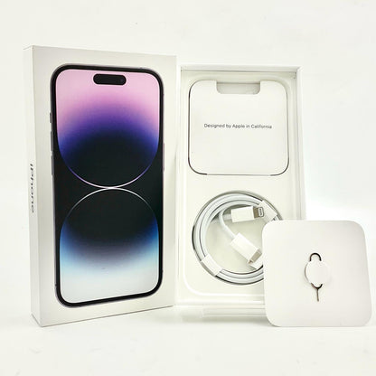 【全額返金保証】【最速発送】Apple iPhone iPhone 14 Pro 256GB ディープパープル SIMフリー 白ロム 動作確認済 81%