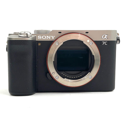 【全額返金保証】【最速発送】Sony デジタル一眼 α7C ILCE-7C ボディ シルバー 動作確認済