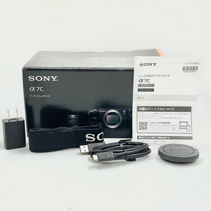 【全額返金保証】【最速発送】Sony デジタル一眼 α7C ILCE-7C ボディ シルバー 動作確認済