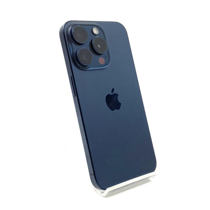 【全額返金保証】【最速発送】Apple iPhone iPhone 15 Pro 256GB ブルーチタニウム SIMフリー 白ロム 美品 動作確認済 89%