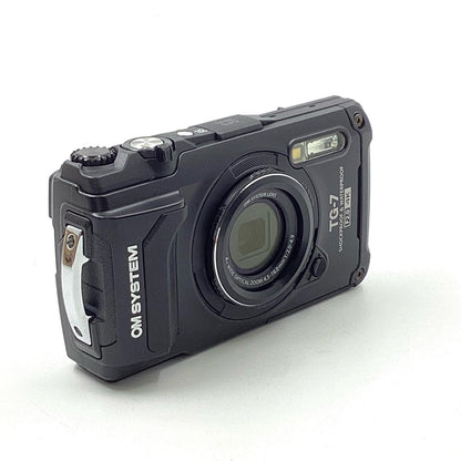 【全額返金保証】【最速発送】OM SYSTEM コンパクトデジタルカメラ Tough TG-7 [ブラック] 美品 動作確認済
