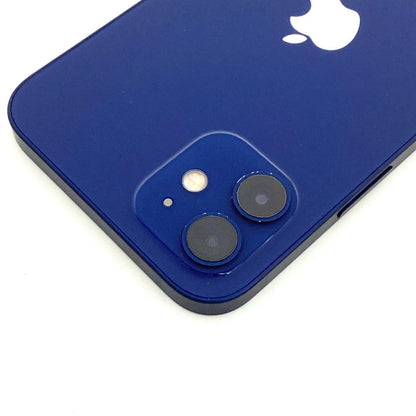 【全額返金保証】【最速発送】Apple iPhone iPhone 12 64GB ブルー au 白ロム 動作確認済 79%