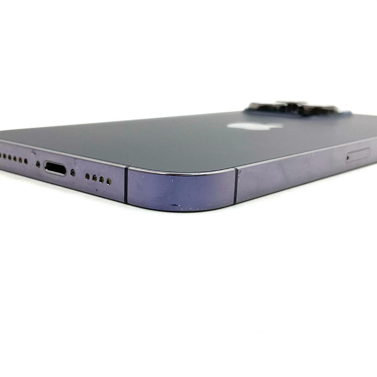 【全額返金保証】【最速発送】Apple iPhone iPhone 14 Pro Max 128GB ディープパープル SIMフリー 白ロム 動作確認済 83%