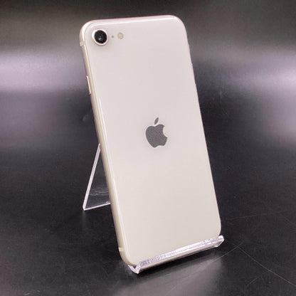 【最速発送】Apple iPhone iPhone SE（第3世代） 64GB スターライト au SIMフリー 白ロム【難有】 92%