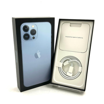 【全額返金保証】【最速発送】Apple iPhone iPhone 13 Pro Max 256GB シエラブルー docomo 動作確認済 89%