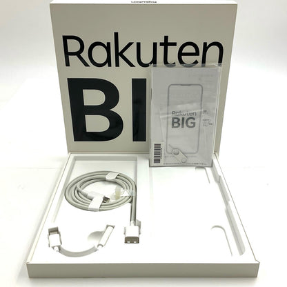 【全額返金保証】【最速発送】楽天モバイル Rakuten BIG 128GB ホワイト 楽天モバイル SIMフリー ZR01 白ロム 動作確認済