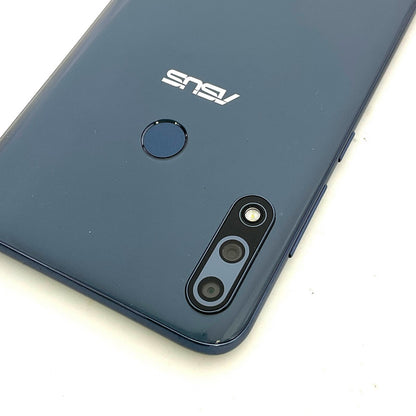 【全額返金保証】【最速発送】ASUS Zenfone Pro M2 64GB ミッドナイトブルー SIMフリー ZB631KL 白ロム 動作確認済