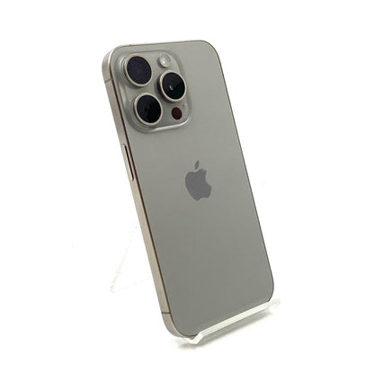 【全額返金保証】【最速発送】Apple iPhone iPhone 15 Pro 128GB ナチュラルチタニウム au 動作確認済 88%