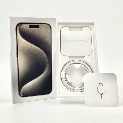 【全額返金保証】【最速発送】Apple iPhone iPhone 15 Pro 128GB ナチュラルチタニウム au 動作確認済 88%