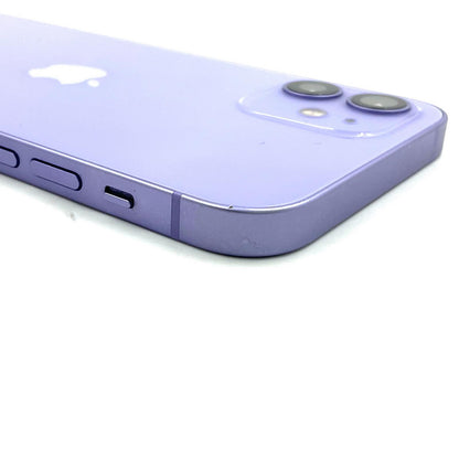 【全額返金保証】【最速発送】Apple iPhone iPhone 12 128GB パープル Softbank 白ロム 動作確認済 87%