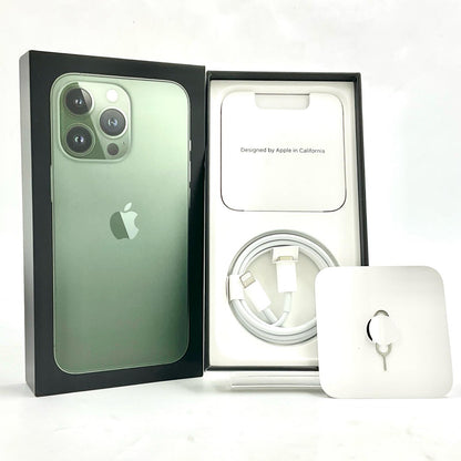 【全額返金保証】【最速発送】Apple iPhone iPhone 13 Pro 128GB アルパイングリーン docomo 動作確認済 84%
