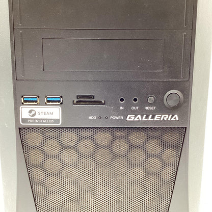 【全額返金保証】【最速発送】ドスパラ GALLERIA XF Intel Core i7-9700 16GB SSD 1TB HDD 2TB NVIDIA GeForce RTX 2070 動作確認済