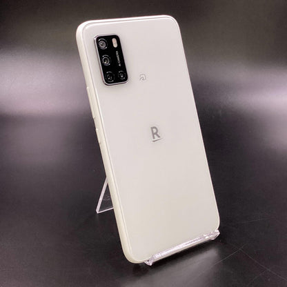 【全額返金保証】【最速発送】楽天モバイル Rakuten BIG s 128GB ホワイト SIMフリー 3917JR 白ロム 動作確認済