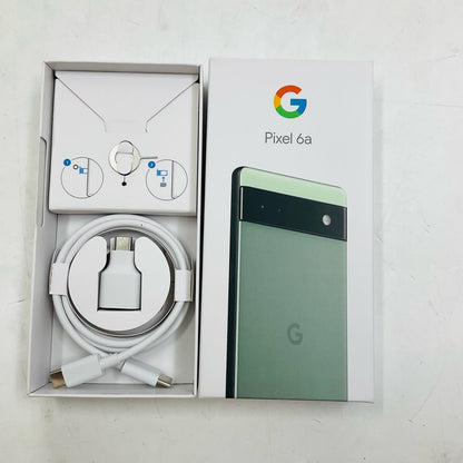 【全額返金保証】【最速発送】Google Pixel 6a 128GB セージ Softbank SIMフリー 美品 動作確認済