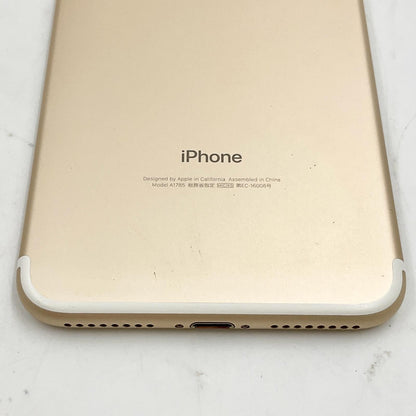 【全額返金保証】【最速発送】Apple iPhone iPhone 7 Plus 128GB ゴールド docomo 白ロム 動作確認済 80%