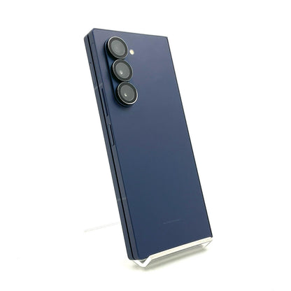 【全額返金保証】【最速発送】SAMSUNG Galaxy Z Fold6 256GB ネイビー au SCG28 動作確認済