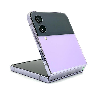 【全額返金保証】【最速発送】SAMSUNG Galaxy Z Flip4 128GB ボラパープル 楽天モバイル SM-F721C 白ロム 超美品 動作確認済