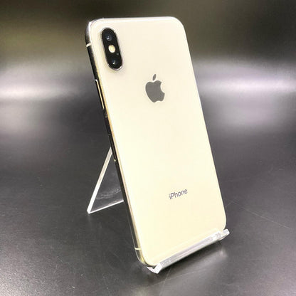 【全額返金保証】【最速発送】Apple iPhone iPhone X 64GB シルバー docomo 白ロム 動作確認済 82%
