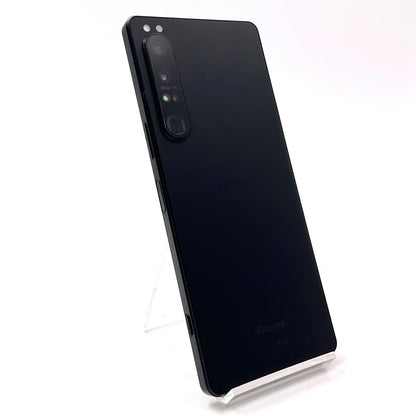 【全額返金保証】【最速発送】Sony Xperia 1 IV 256GB ブラック docomo SO-51C 動作確認済