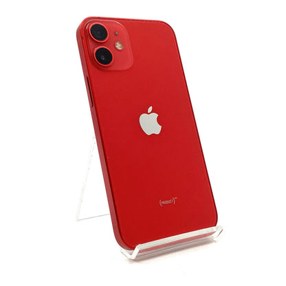 【全額返金保証】【最速発送】Apple iPhone iPhone 12 mini 64GB (PRODUCT)RED au SIMフリー 白ロム 動作確認済 82%