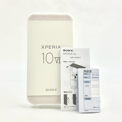 【全額返金保証】【最速発送】Sony Xperia 10 VI 128GB ブルー SIMフリー XQ-ES44 白ロム 超美品 動作確認済