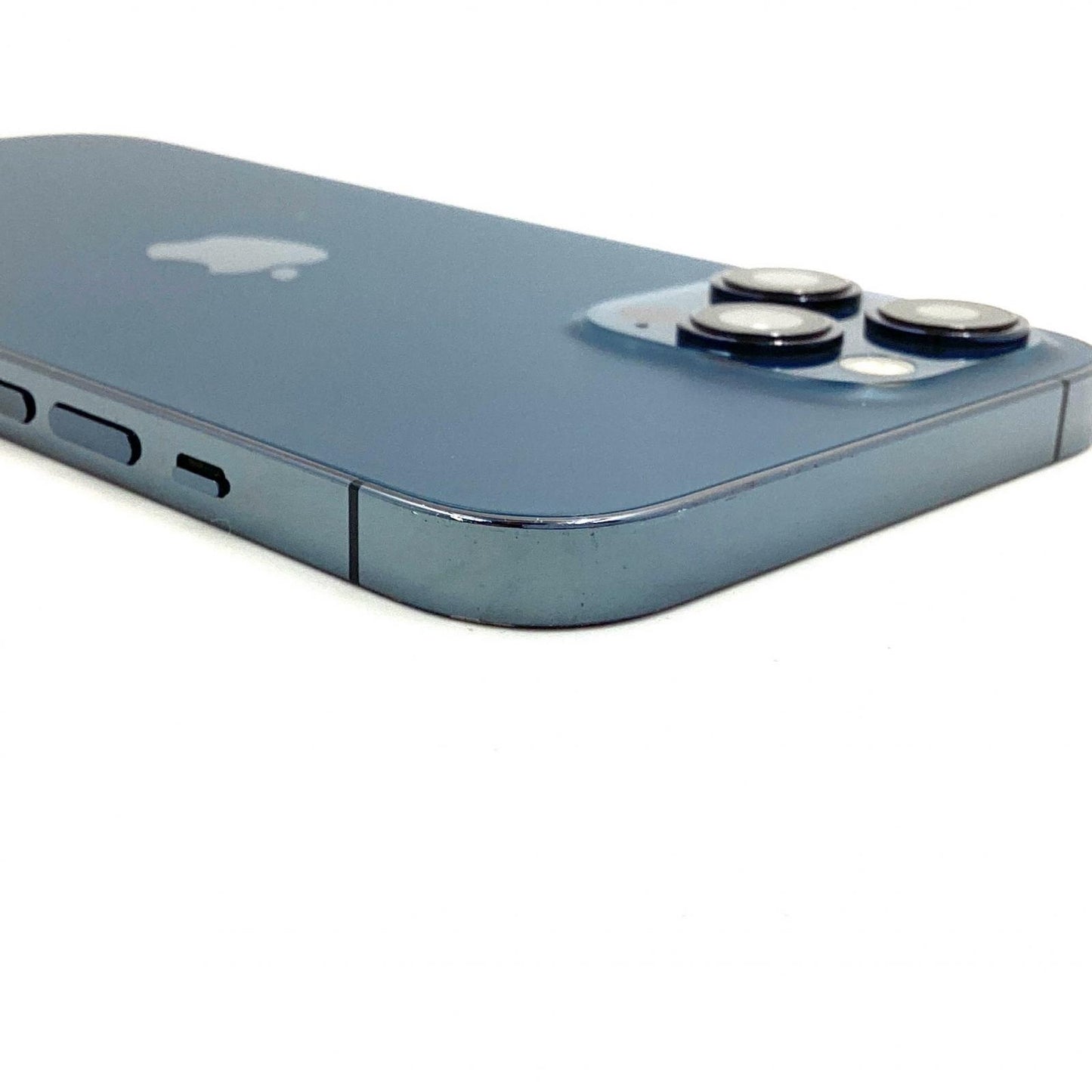 【最速発送】Apple iPhone iPhone 12 Pro Max 256GB パシフィックブルー Softbank 白ロム【難有】 73%