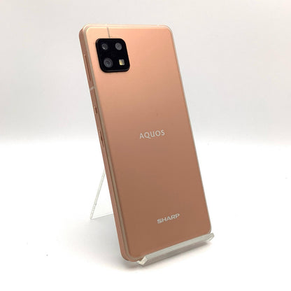 【最速発送】SHARP AQUOS sense6 128GB ライトカッパー SIMフリー SH-M19 白ロム【難有】