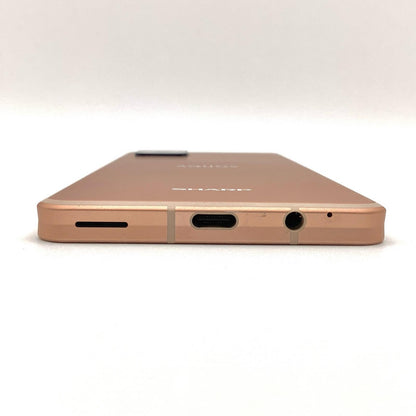 【最速発送】SHARP AQUOS sense6 128GB ライトカッパー SIMフリー SH-M19 白ロム【難有】