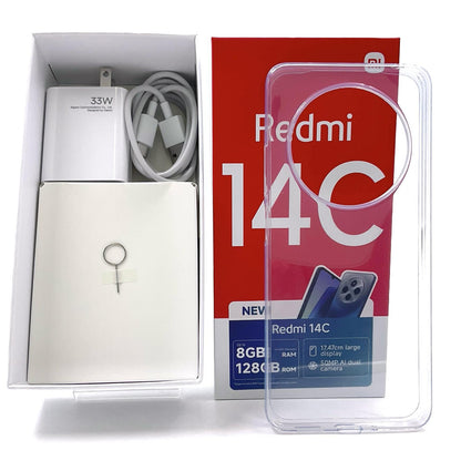 【全額返金保証】【最速発送】Xiaomi Redmi 14C 128GB Starry Blue SIMフリー 2409BRN2CL 白ロム 超美品 動作確認済