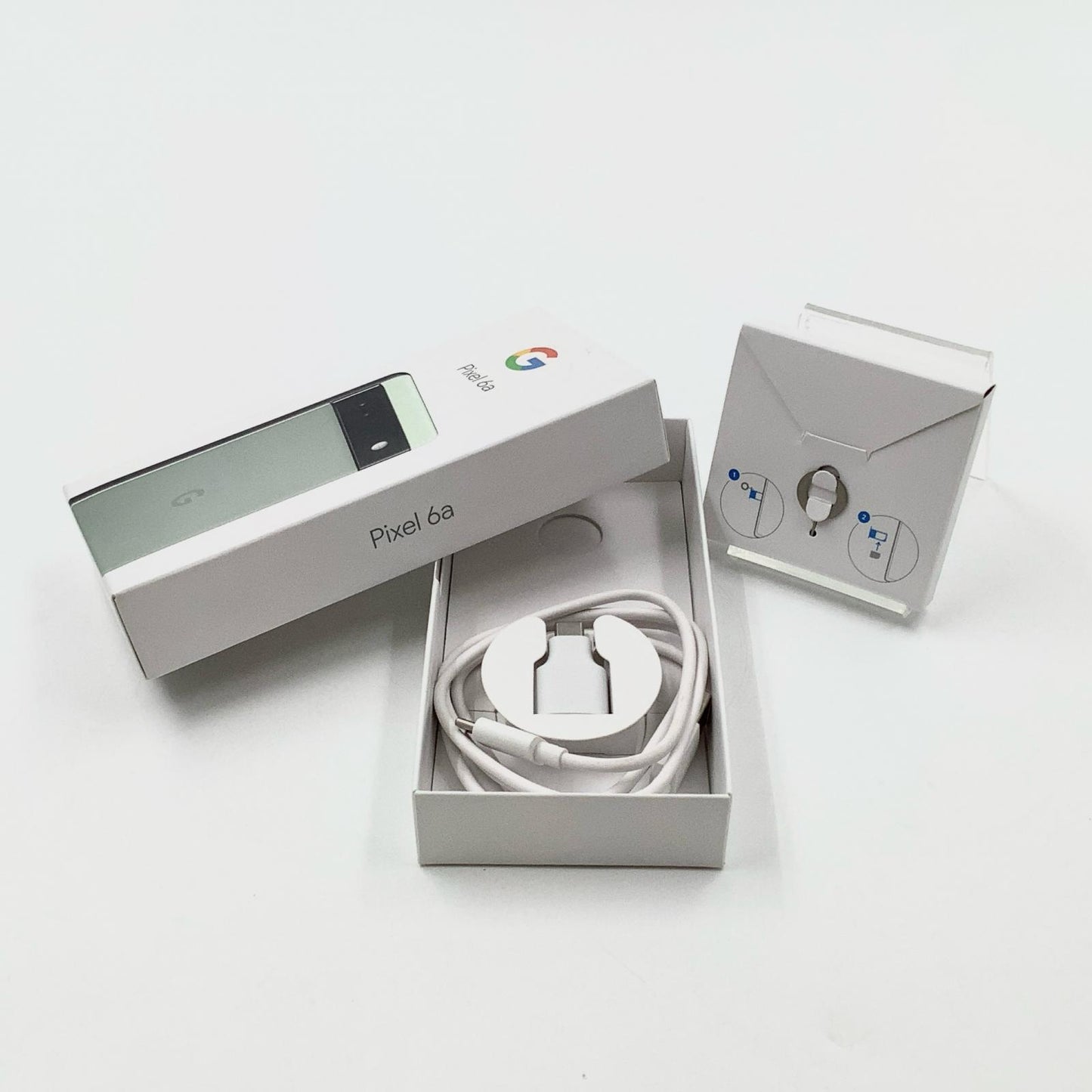 【最速発送】Google Pixel 6a 128GB セージ au 白ロム【難有】