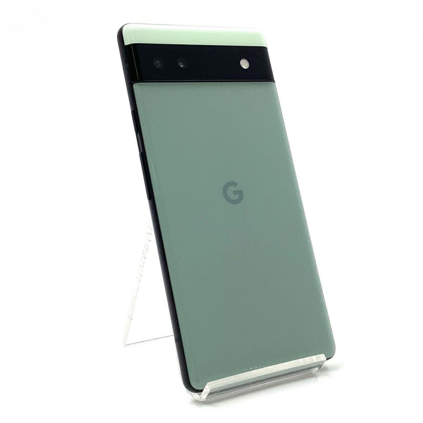 【全額返金保証】【最速発送】Google Pixel 6a 128GB セージ au SIMフリー 白ロム 美品 動作確認済