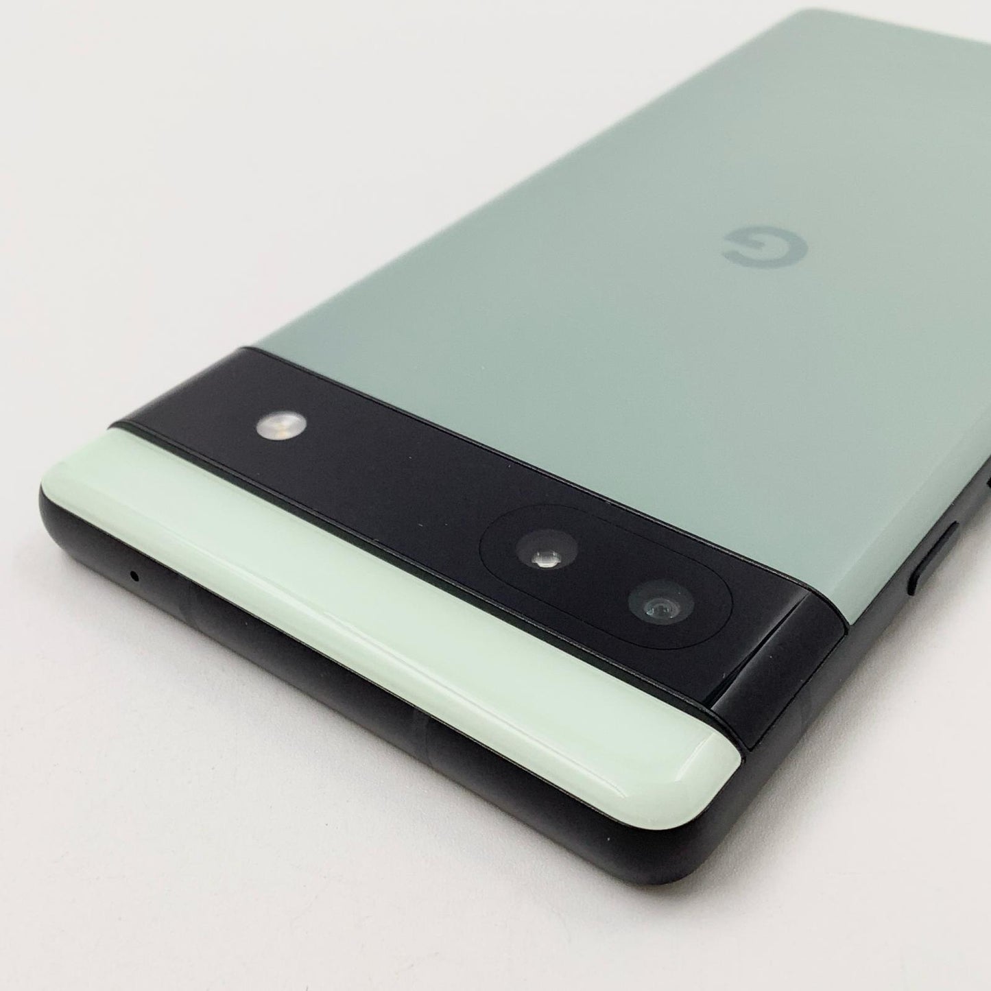 【全額返金保証】【最速発送】Google Pixel 6a 128GB セージ au SIMフリー 白ロム 美品 動作確認済
