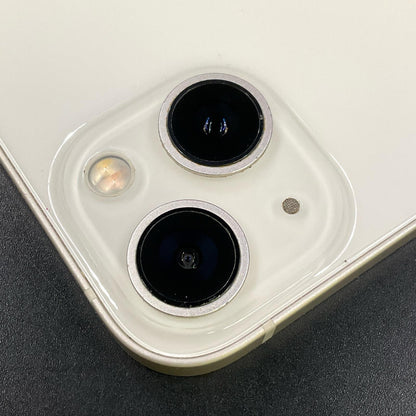 【全額返金保証】【最速発送】Apple iPhone iPhone 13 128GB スターライト au 動作確認済 91%