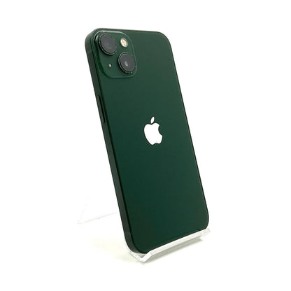 【全額返金保証】【最速発送】Apple iPhone iPhone 13 128GB グリーン au 動作確認済 89%