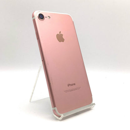 【全額返金保証】【最速発送】Apple iPhone iPhone 7 128GB ローズゴールド au 白ロム 動作確認済 77%