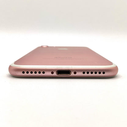 【全額返金保証】【最速発送】Apple iPhone iPhone 7 128GB ローズゴールド au 白ロム 動作確認済 77%