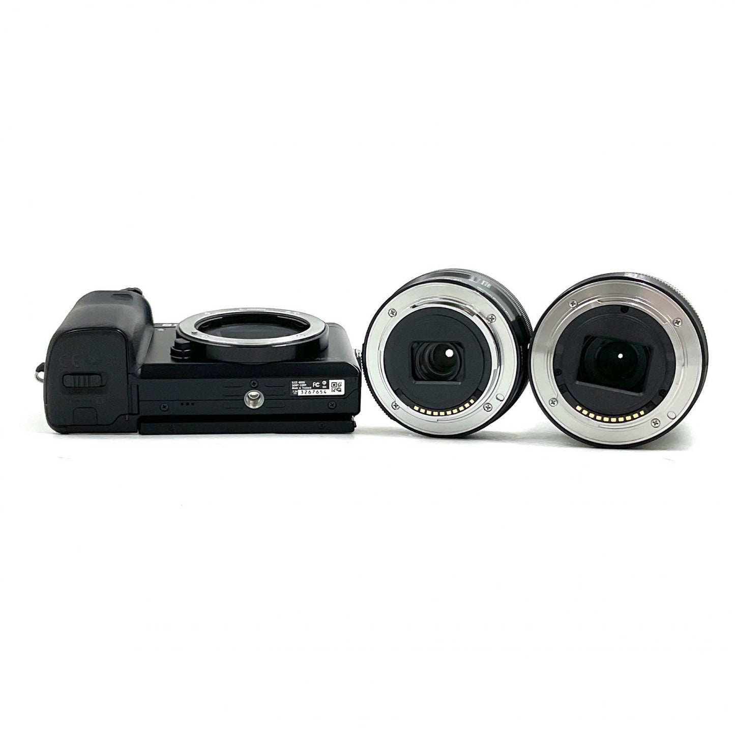 【全額返金保証】【最速発送】Sony デジタル一眼 α6000 ILCE-6000Y ダブルズームレンズキット ブラック 美品 動作確認済