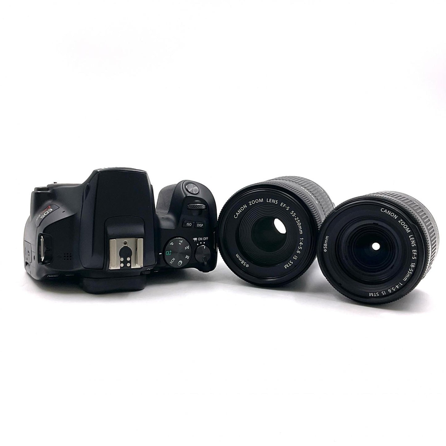 【全額返金保証】【最速発送】Canon デジタル一眼 EOS Kiss X10 ダブルズームキット ブラック 動作確認済