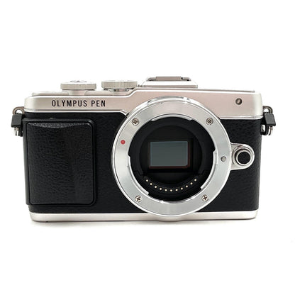 【全額返金保証】【最速発送】OLYMPUS デジタル一眼 OLYMPUS PEN Lite E-PL7 EZダブルズームキット シルバー 動作確認済