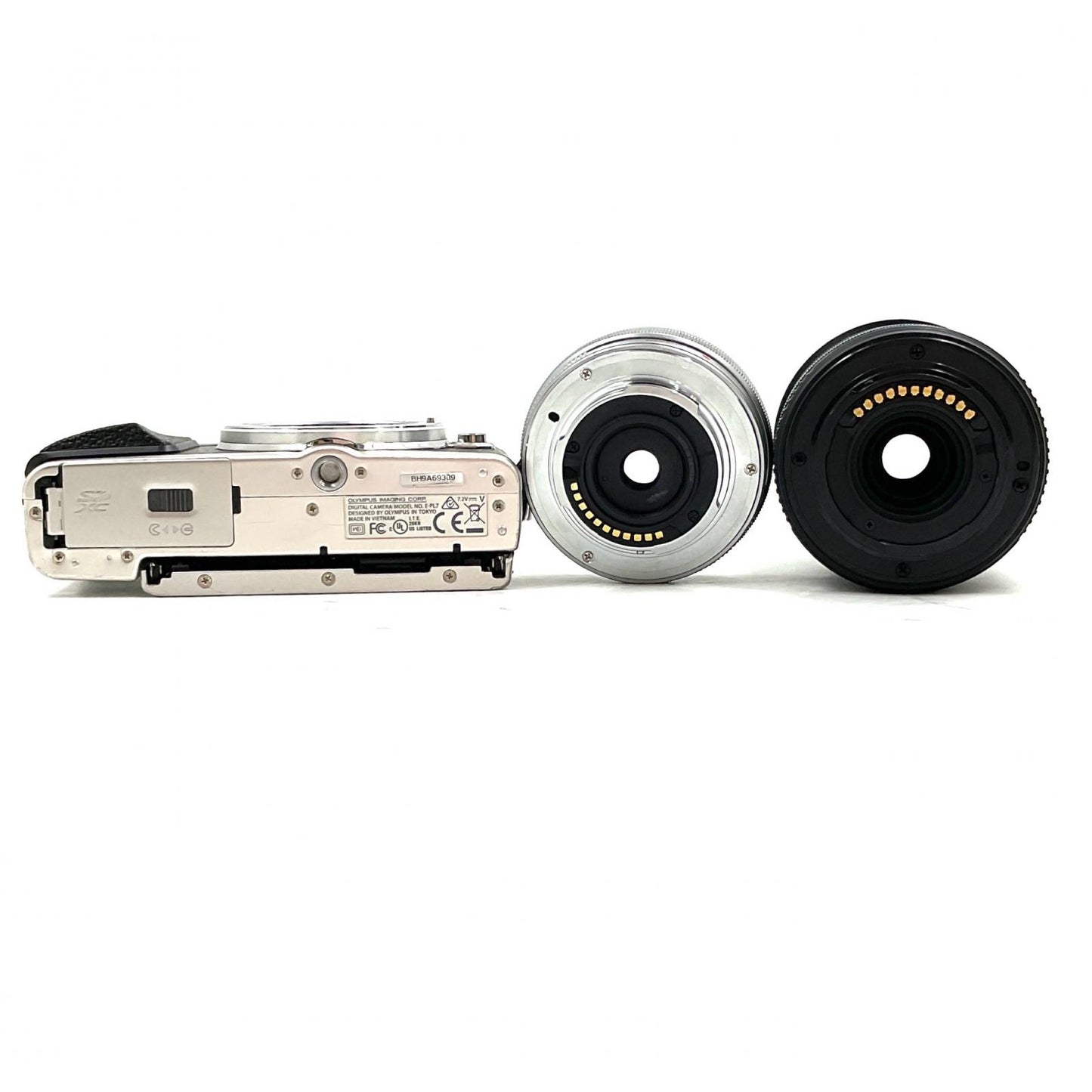 【全額返金保証】【最速発送】OLYMPUS デジタル一眼 OLYMPUS PEN Lite E-PL7 EZダブルズームキット シルバー 動作確認済