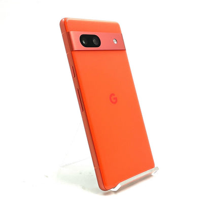 【全額返金保証】【最速発送】Google Pixel 7a 128GB Coral（コーラル） SIMフリー G82U8 白ロム 動作確認済