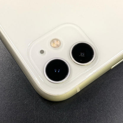 【全額返金保証】【最速発送】Apple iPhone iPhone 11 128GB ホワイト SIMフリー 白ロム 動作確認済 72%