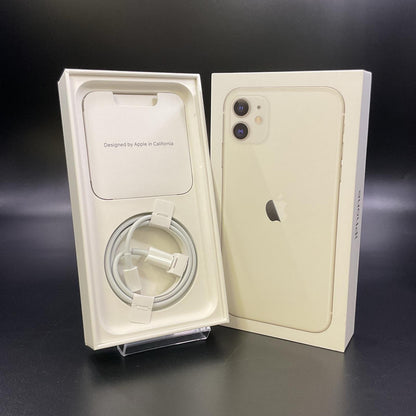 【全額返金保証】【最速発送】Apple iPhone iPhone 11 128GB ホワイト SIMフリー 白ロム 動作確認済 72%