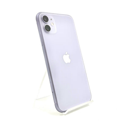 【全額返金保証】【最速発送】Apple iPhone iPhone 11 128GB パープル au SIMフリー 白ロム 動作確認済 72%