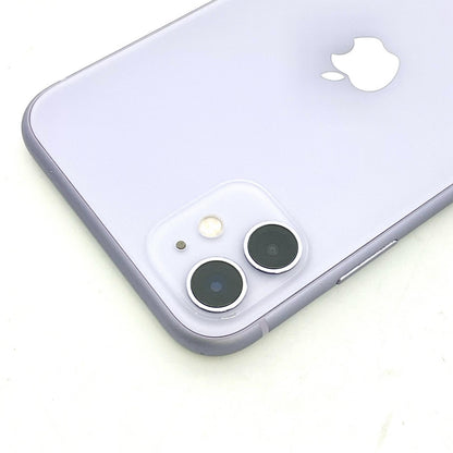 【全額返金保証】【最速発送】Apple iPhone iPhone 11 128GB パープル au SIMフリー 白ロム 動作確認済 72%