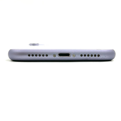 【全額返金保証】【最速発送】Apple iPhone iPhone 11 128GB パープル au SIMフリー 白ロム 動作確認済 72%
