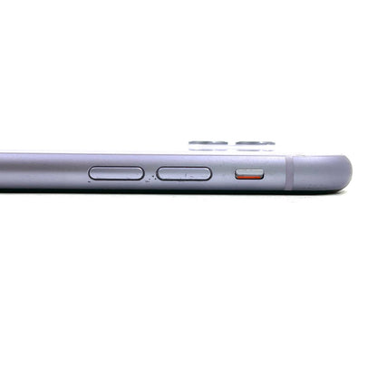 【全額返金保証】【最速発送】Apple iPhone iPhone 11 128GB パープル au SIMフリー 白ロム 動作確認済 72%