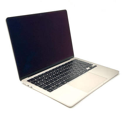 【全額返金保証】【最速発送】Apple MacBook Air 13.6インチ 2022 Apple M2 16GB SSD 256GB スターライト 99% 動作確認済