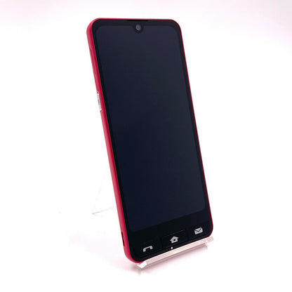 【全額返金保証】【最速発送】SHARP BASIO active 64GB レッド au SHG09 白ロム 美品 動作確認済